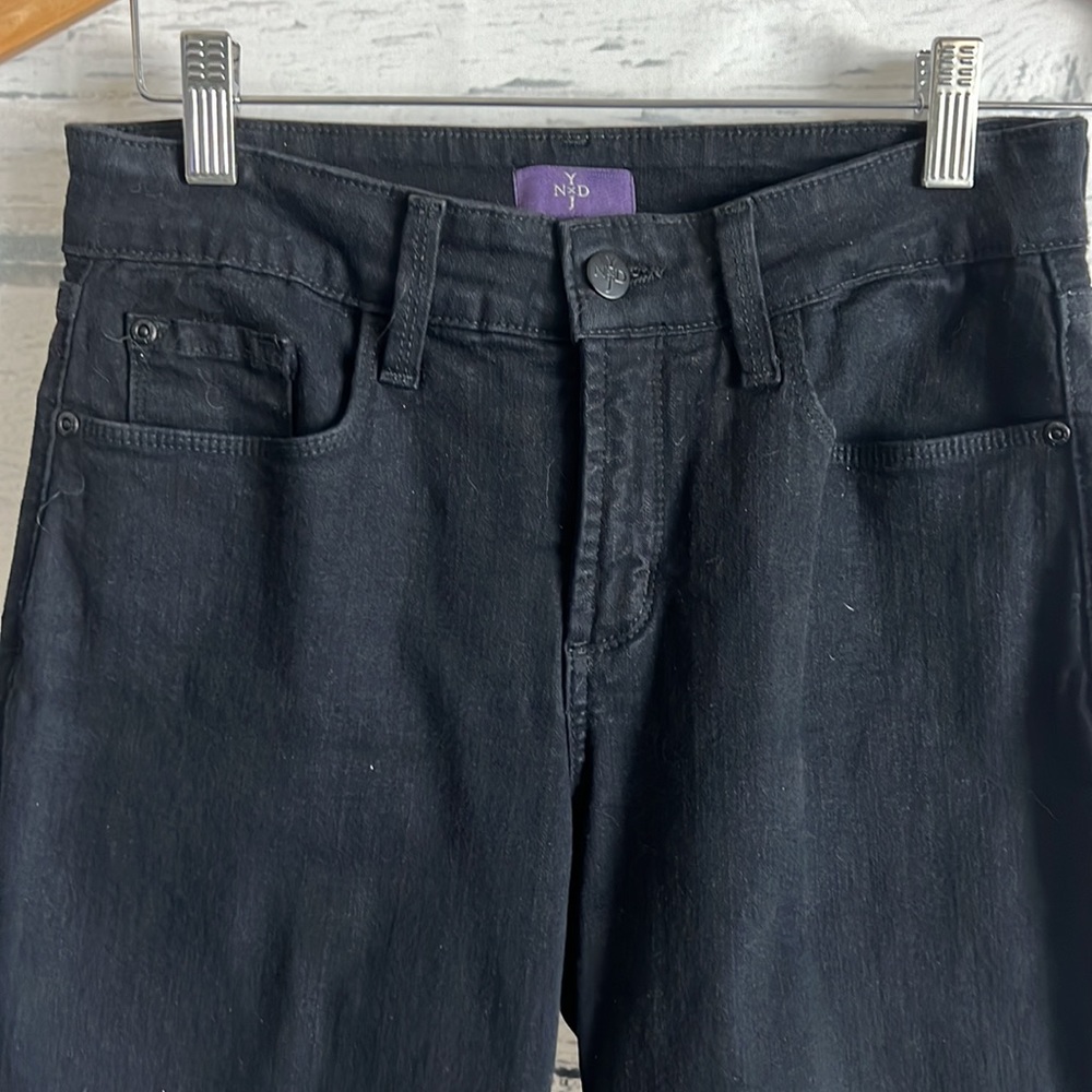 NYDJ Women’s Straight Black Jeans Size 4P